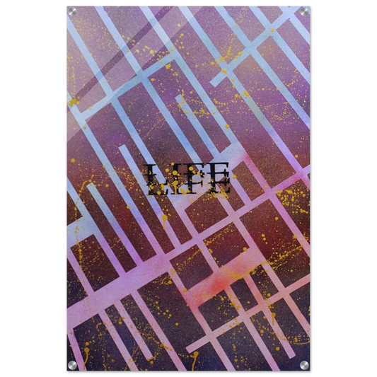 Acrylglasdruck „Bright Like Light“ Brillante Farbtiefe, feine Lichtverläufe und glanzvolle Oberfläche für moderne, edle Raumgestaltung.