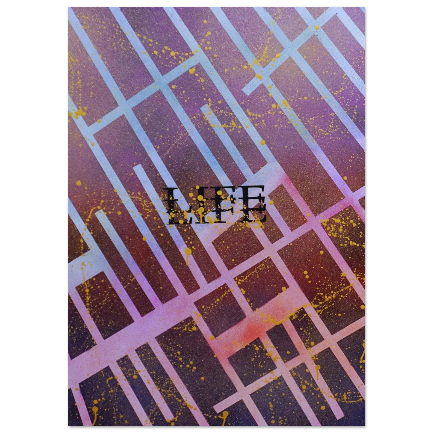 Fine Art Poster „Bright Like Light“ Matte Oberfläche, feine Farbverläufe und sanfte Lichtwirkung für elegante, moderne Raumgestaltung.