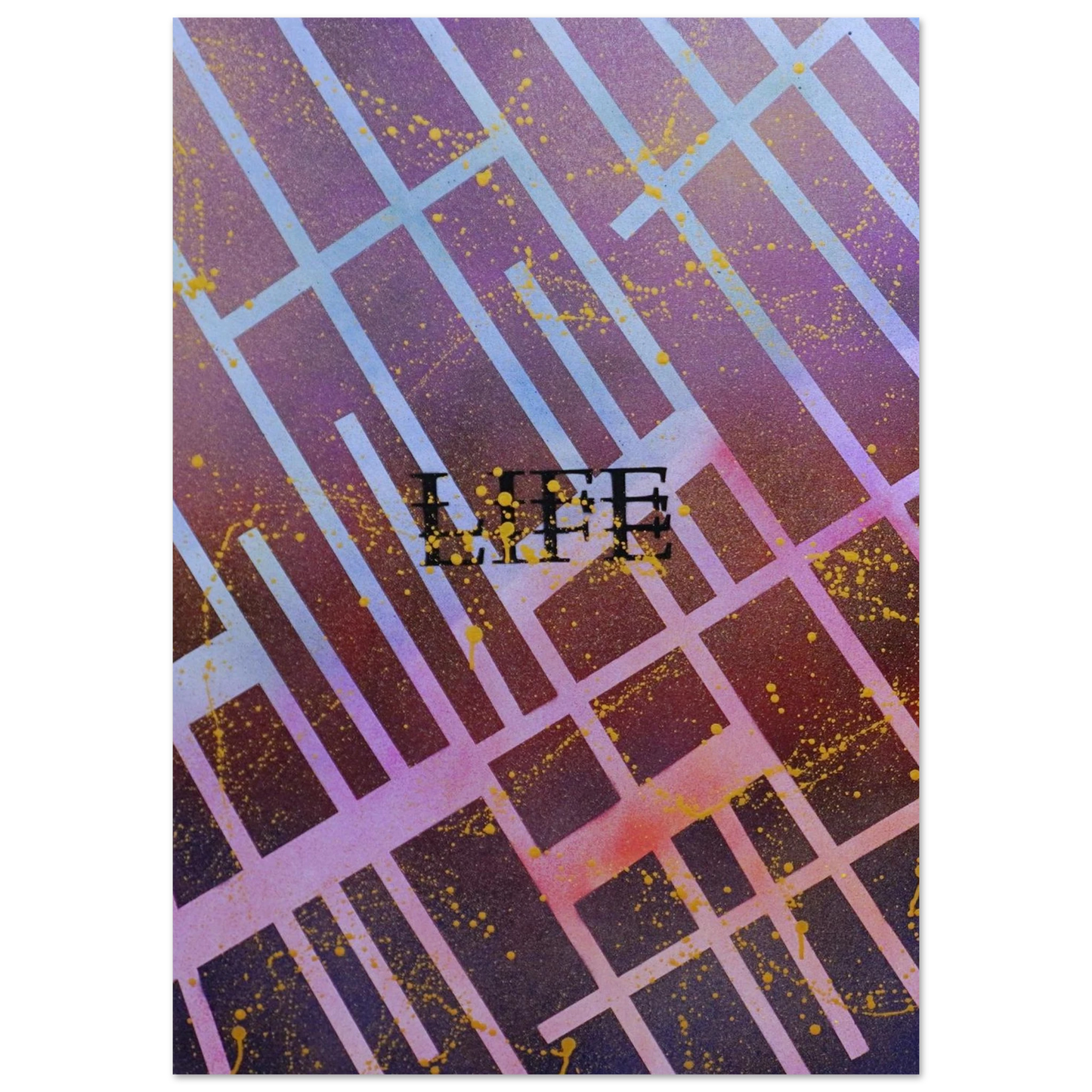 Fine Art Poster „Bright Like Light“ Matte Oberfläche, feine Farbverläufe und sanfte Lichtwirkung für elegante, moderne Raumgestaltung.