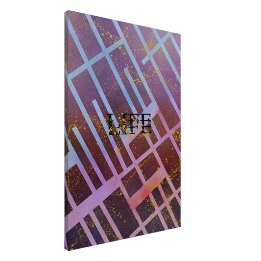 Leinwanddruck „Bright Like Light“ Feine Farbverläufe, sanfte Struktur und edle Tiefe für moderne, elegante Raumgestaltung.